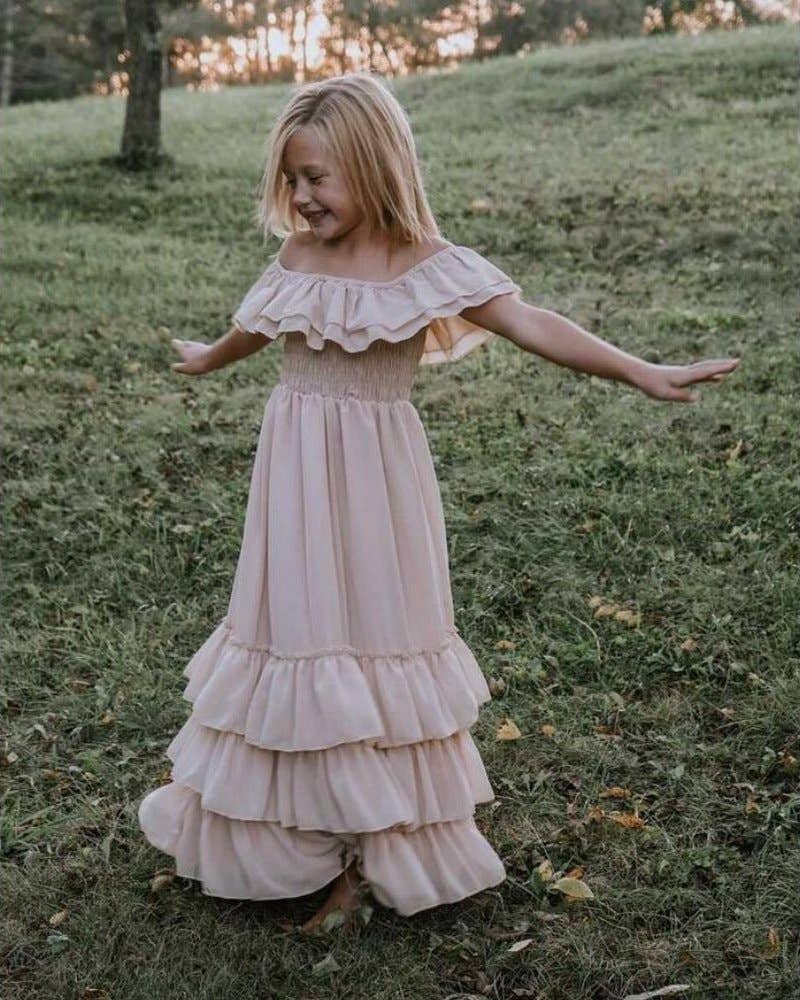 Mommy and Me Nellie Ruffle Maxi Dress (Children)