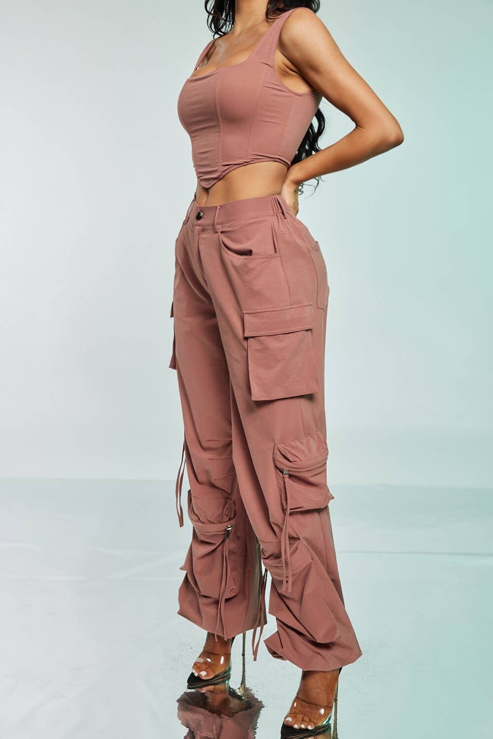 Cargo set Crop Top and Cargo Pants