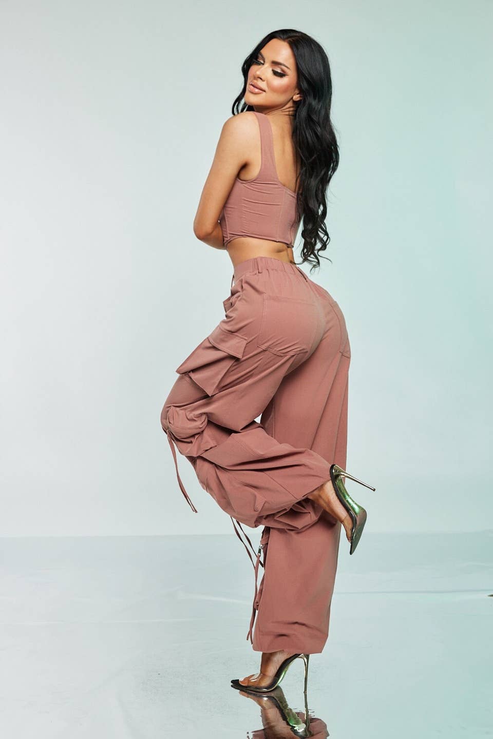 Cargo set Crop Top and Cargo Pants