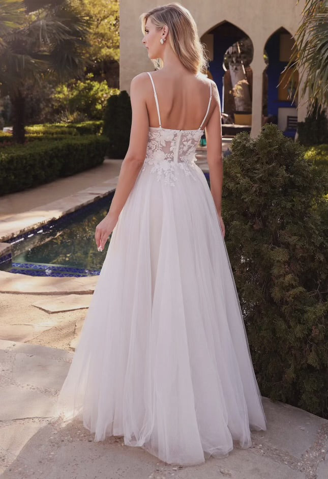 Isabella Layered A-Line Tulle Bridal Dress