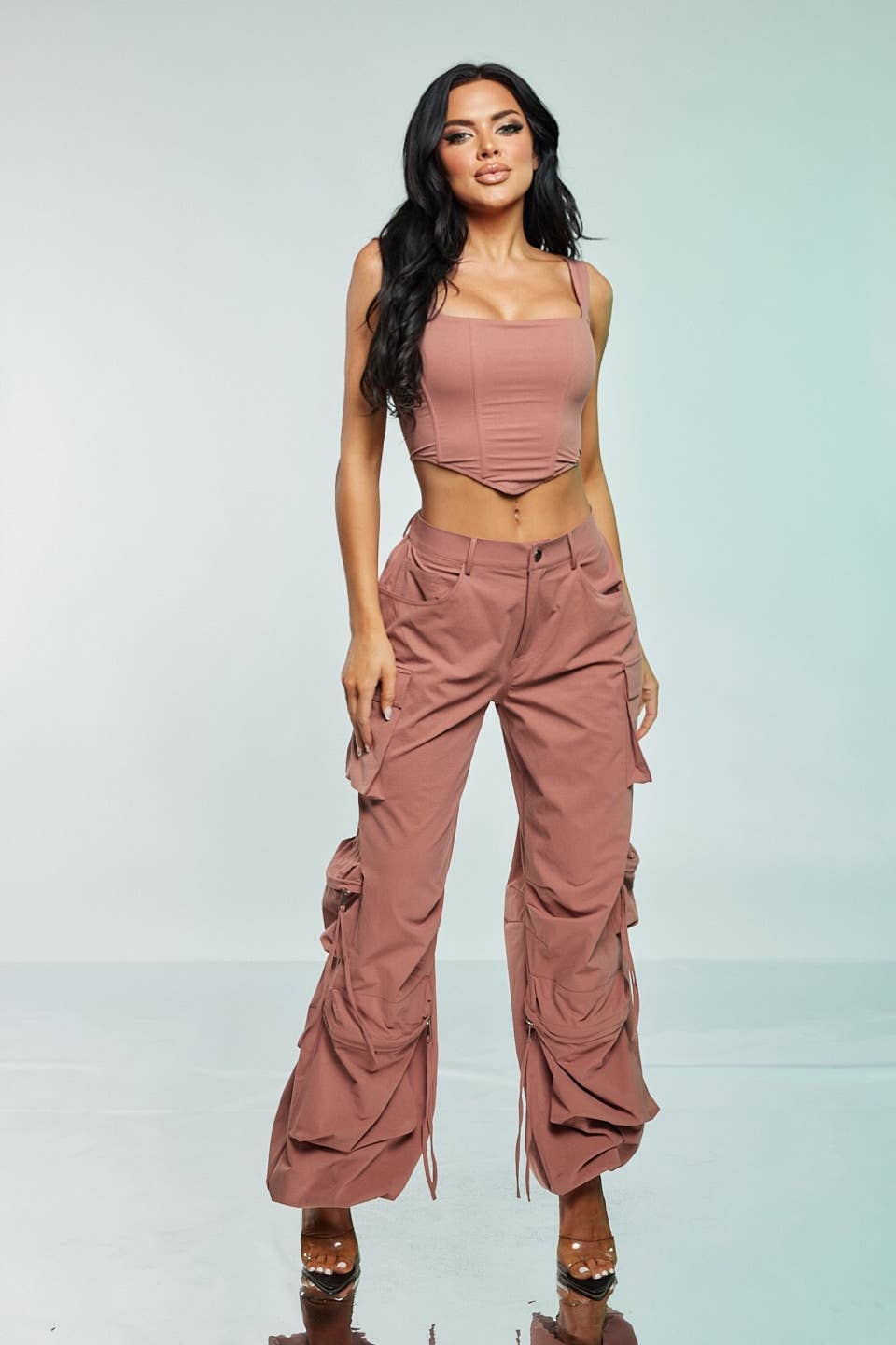 Cargo set Crop Top and Cargo Pants