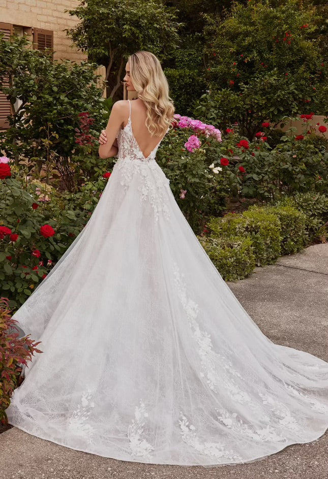 Layla Layered Lace A-Line Bridal Dress