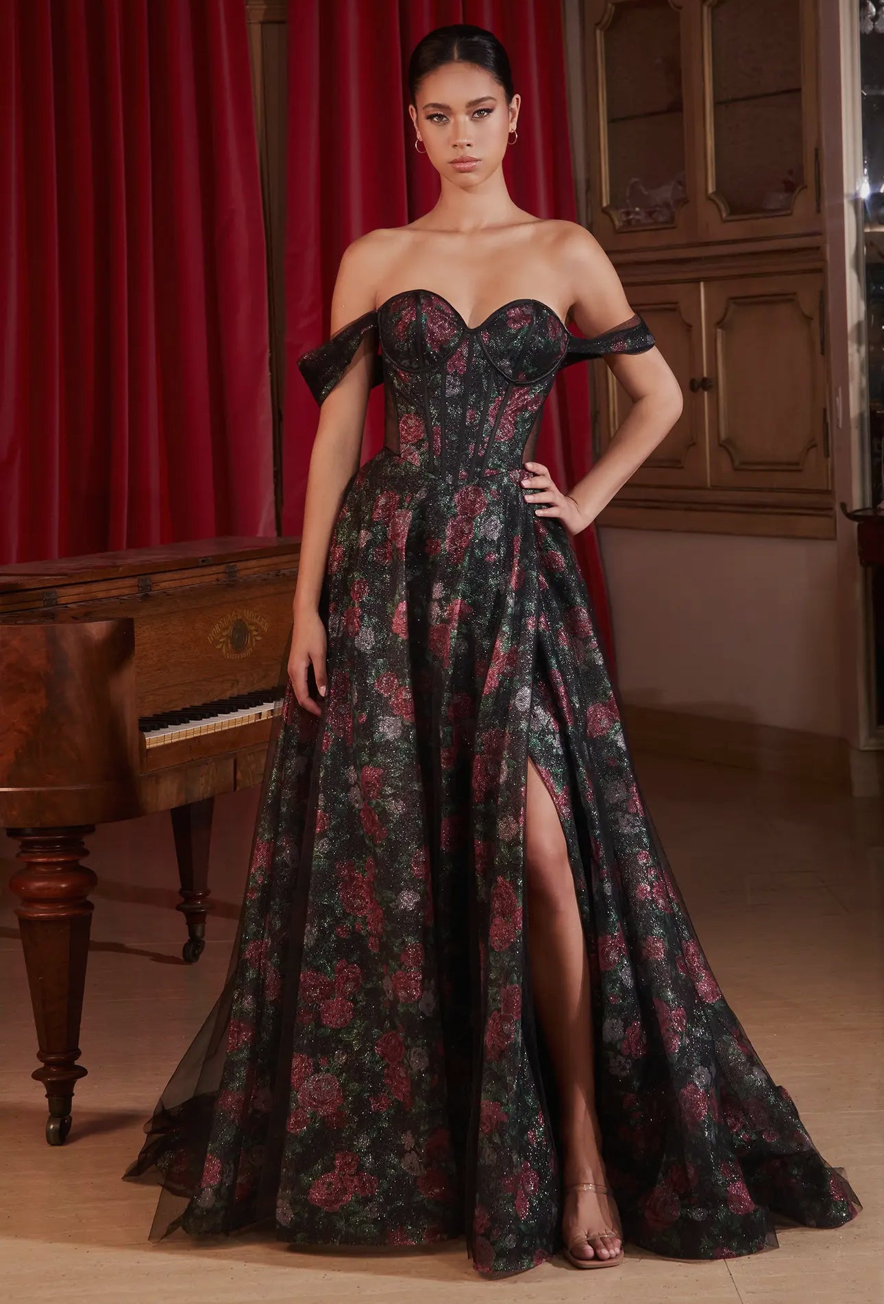 Floral formal dress