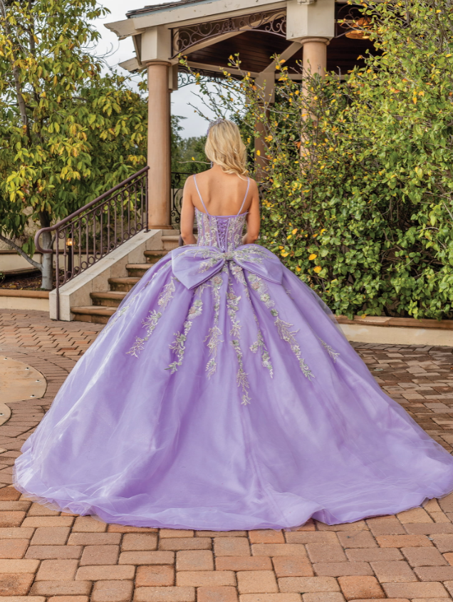 Melanie Lace-Up Back Tulle gown Quinceanera dress